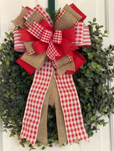 Farmhouse Picnic & Patriotic Bow - Emerald's Avenue