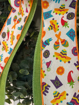 Fiesta Birthday Bow - Emerald's Avenue