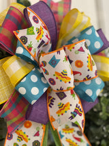 Fiesta Birthday Bow - Emerald's Avenue