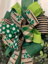 Fun Green St. Patty's Day Bow - Emerald's Avenue