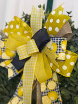 Lemon Burst Bow - Emerald's Avenue