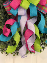 Pink Plaid Easter, Spring & Summer Bow - Emerald's Avenue