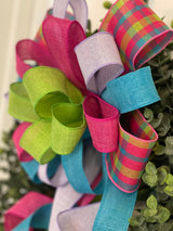 Pink Plaid Easter, Spring & Summer Bow - Emerald's Avenue