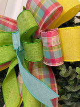 Plaid Easter & Spring Bow - Emerald's Avenue