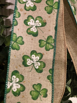Polka Plaid Clovers Bow 2.0 - Emerald's Avenue