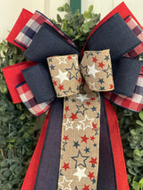 Simple Patriotic Bow - Emerald's Avenue