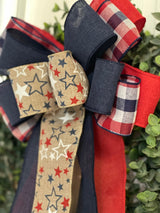 Simple Patriotic Bow - Emerald's Avenue