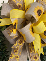 Sunflower Bow - Emerald's Avenue