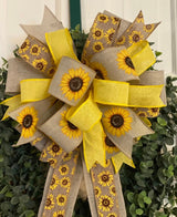 Sunflower Bow - Emerald's Avenue