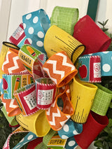 Super Fun Back to School Bow - Emerald's Avenue