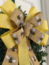 The Yellow Bumblebees Bow - Emerald's Avenue