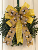 The Yellow Bumblebees Bow - Emerald's Avenue