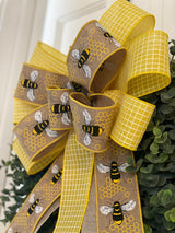 The Yellow Bumblebees Bow - Emerald's Avenue