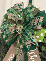 Welcome St. Patrick's Day Bow - Emerald's Avenue