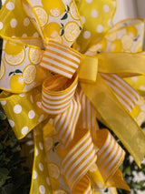 Yellow Lemons Bow - Emerald's Avenue
