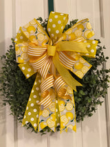 Yellow Lemons Bow - Emerald's Avenue
