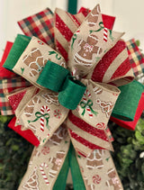 Gingerbread Cookies Christmas Bow