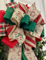 Gingerbread Cookies Christmas Bow