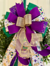 Fun Mardi Gras Bow
