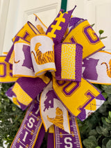 Louisiana Tigers College Football Bow