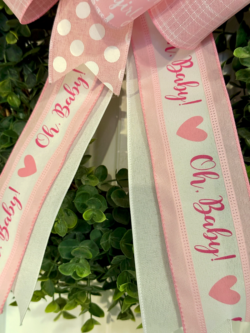 Oh Baby, It's A Girl Bow