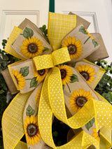 Big Sunflowers Bow