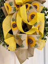 Big Sunflowers Bow
