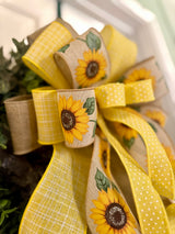 Big Sunflowers Bow