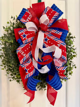 Red, White & Blue Bow