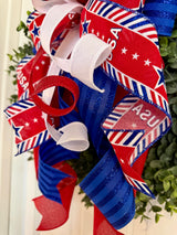 Red, White & Blue Bow