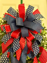 Stars & Polka Dots Patriotic Bow