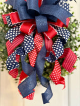 Stars & Polka Dots Patriotic Bow