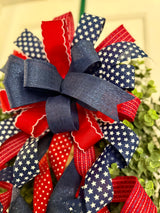 Stars & Polka Dots Patriotic Bow