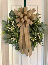 Farmhouse Beige Bow
