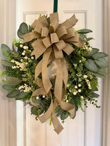 Farmhouse Beige Bow