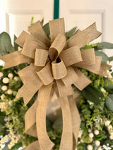 Farmhouse Beige Bow