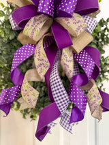 Purple Lavender Spring Bow