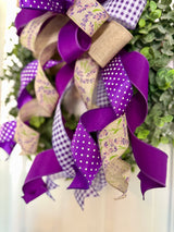 Purple Lavender Spring Bow