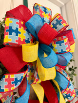 Autism Support Bow