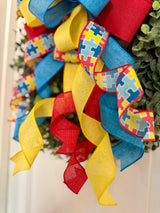 Autism Support Bow