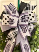San Antonio Spurs Basketball Bow