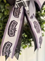 San Antonio Spurs Basketball Bow