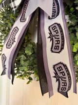 San Antonio Spurs Basketball Bow