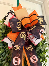 San Francisco Giants Baseball Bow