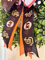 San Francisco Giants Baseball Bow
