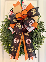 San Francisco Giants Baseball Bow