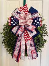 New York Yankees Baseball Bow