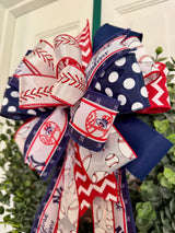 New York Yankees Baseball Bow