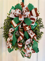 Football Themed Bow