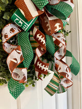 Football Themed Bow